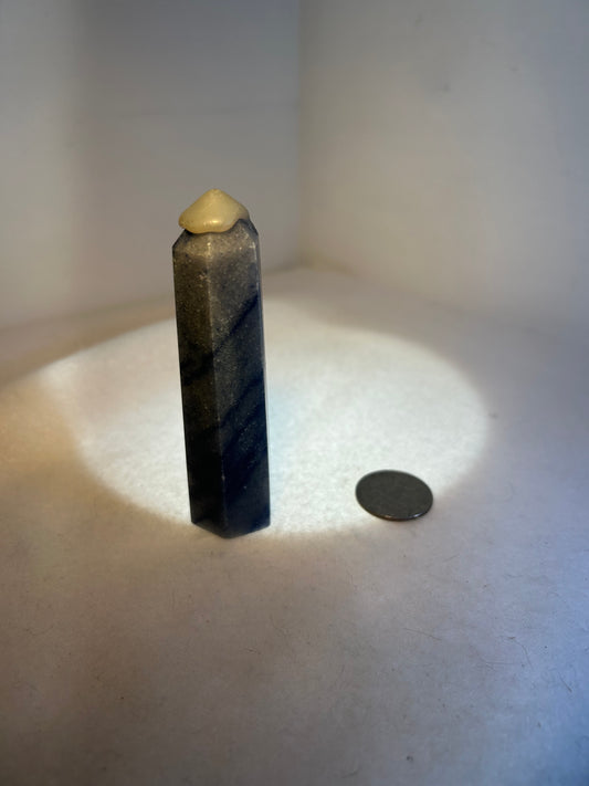 BLUE AVENTURINE TOWER-connection,communication, clarity