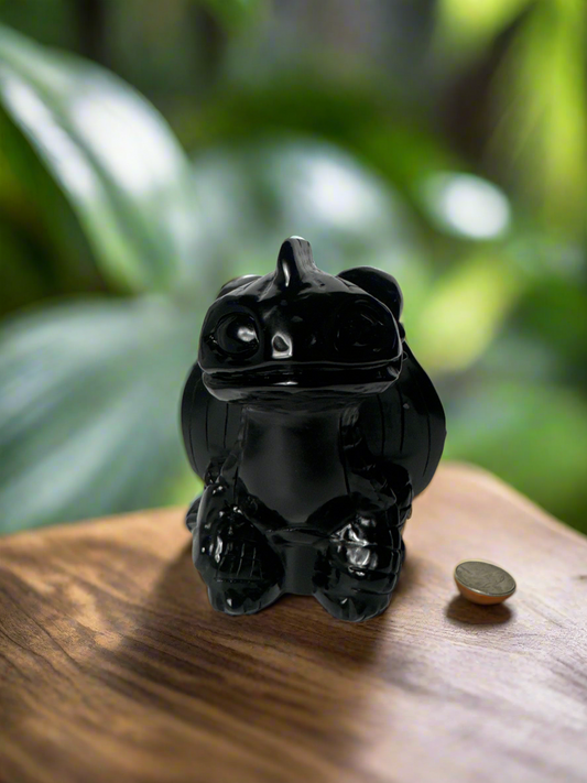 OBSIDIAN TOOTHLESS-growth, protection, transformation