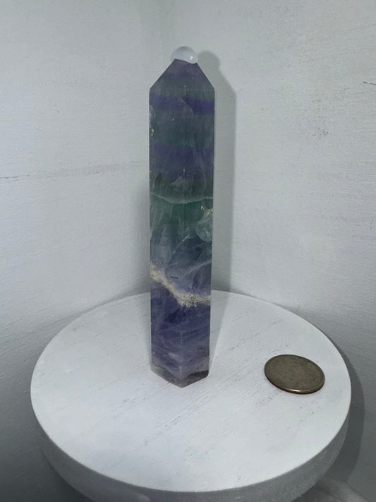 FLUORITE TOWER-clarity, focus, and spiritual expansion