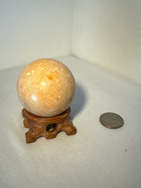 SUNSTONE SPHERE-joy, abundance, independence