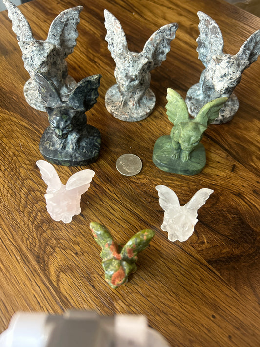 GARGOYLE CARVINGS-Protection, Strength, Mystical Energy