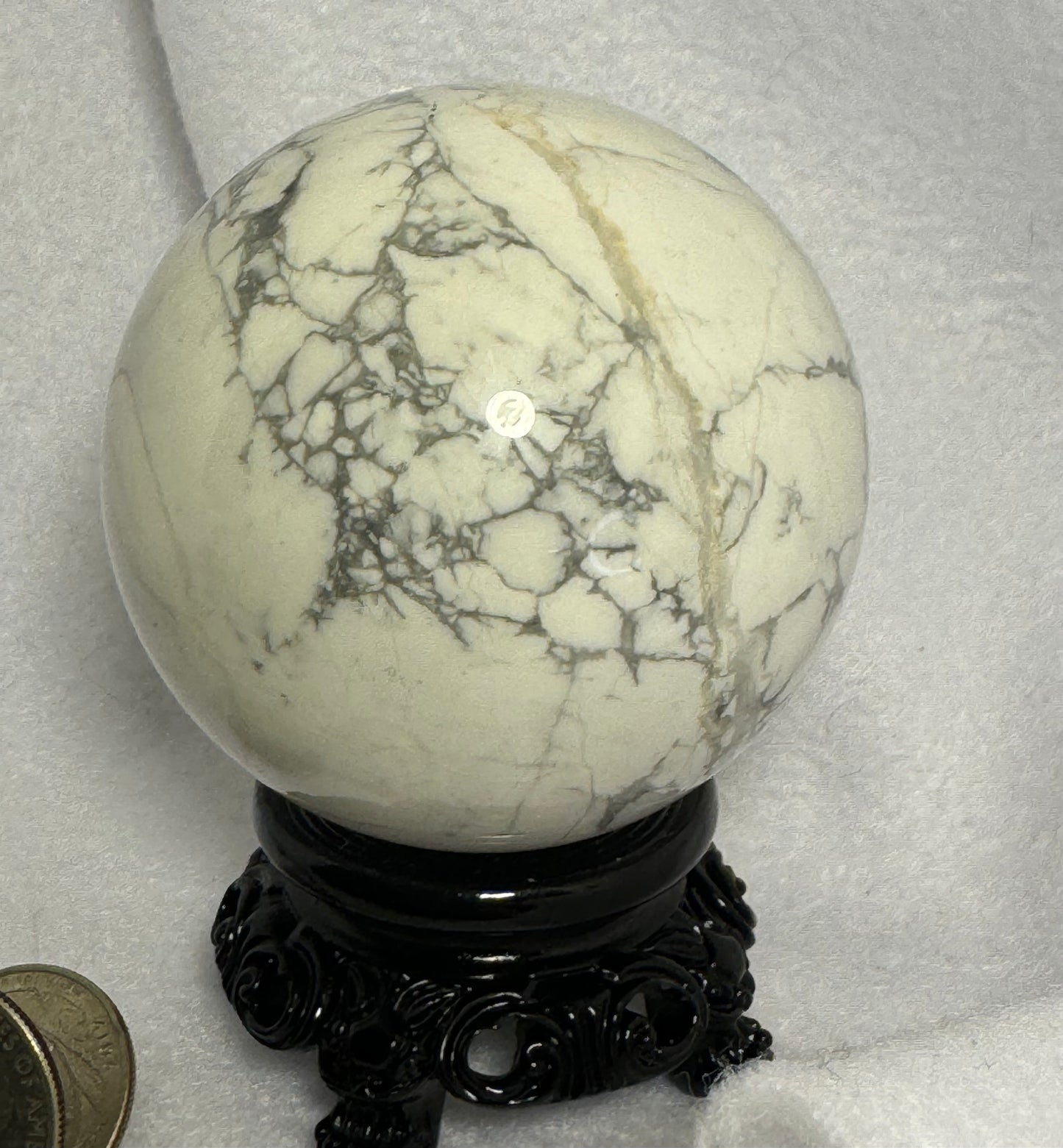 HOWLITE SPHERE-connection, knowledge, calming