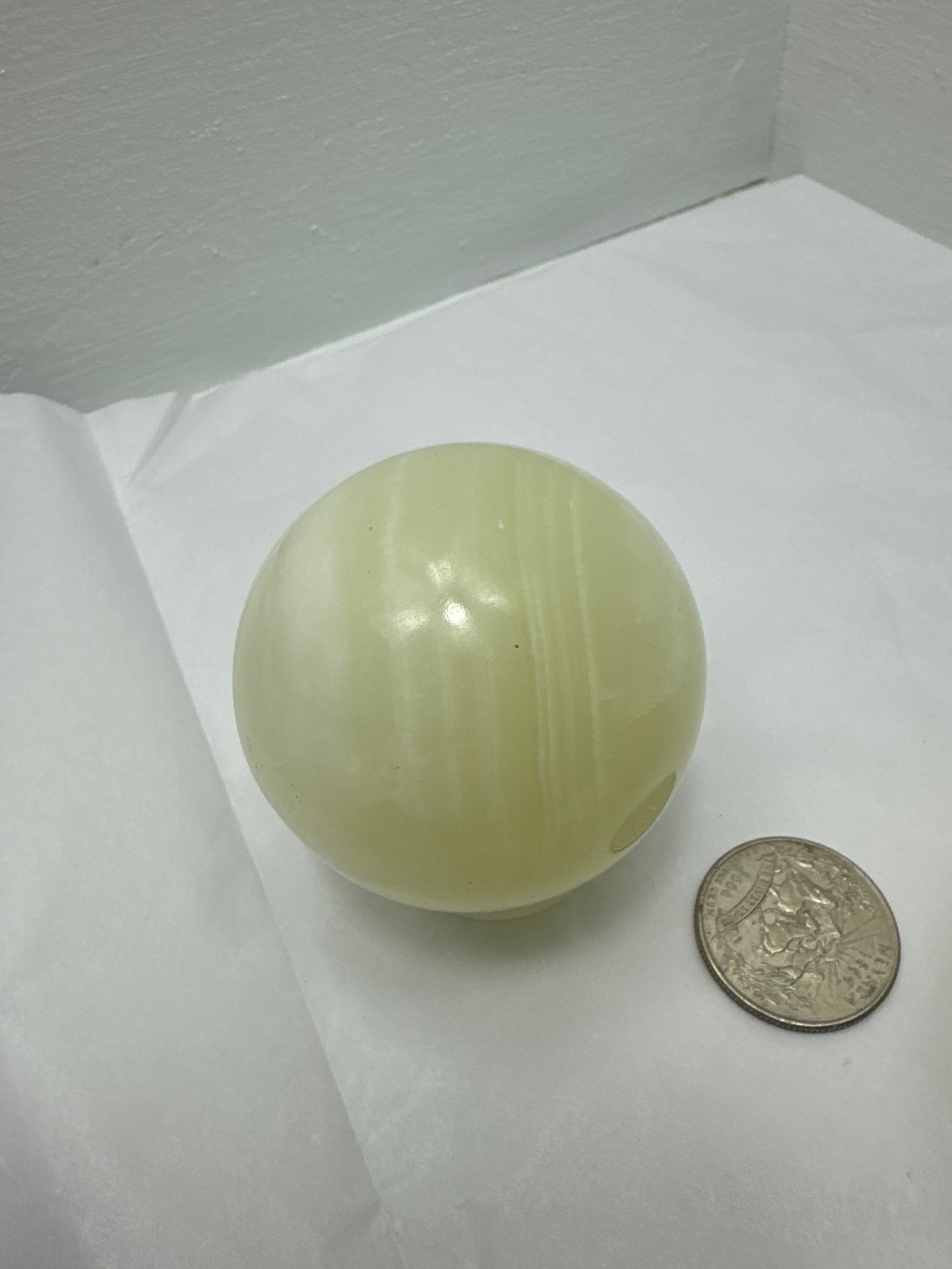 YELLOW AVENTURINE SPHERE-Confidence, Optimism, Personal Growth