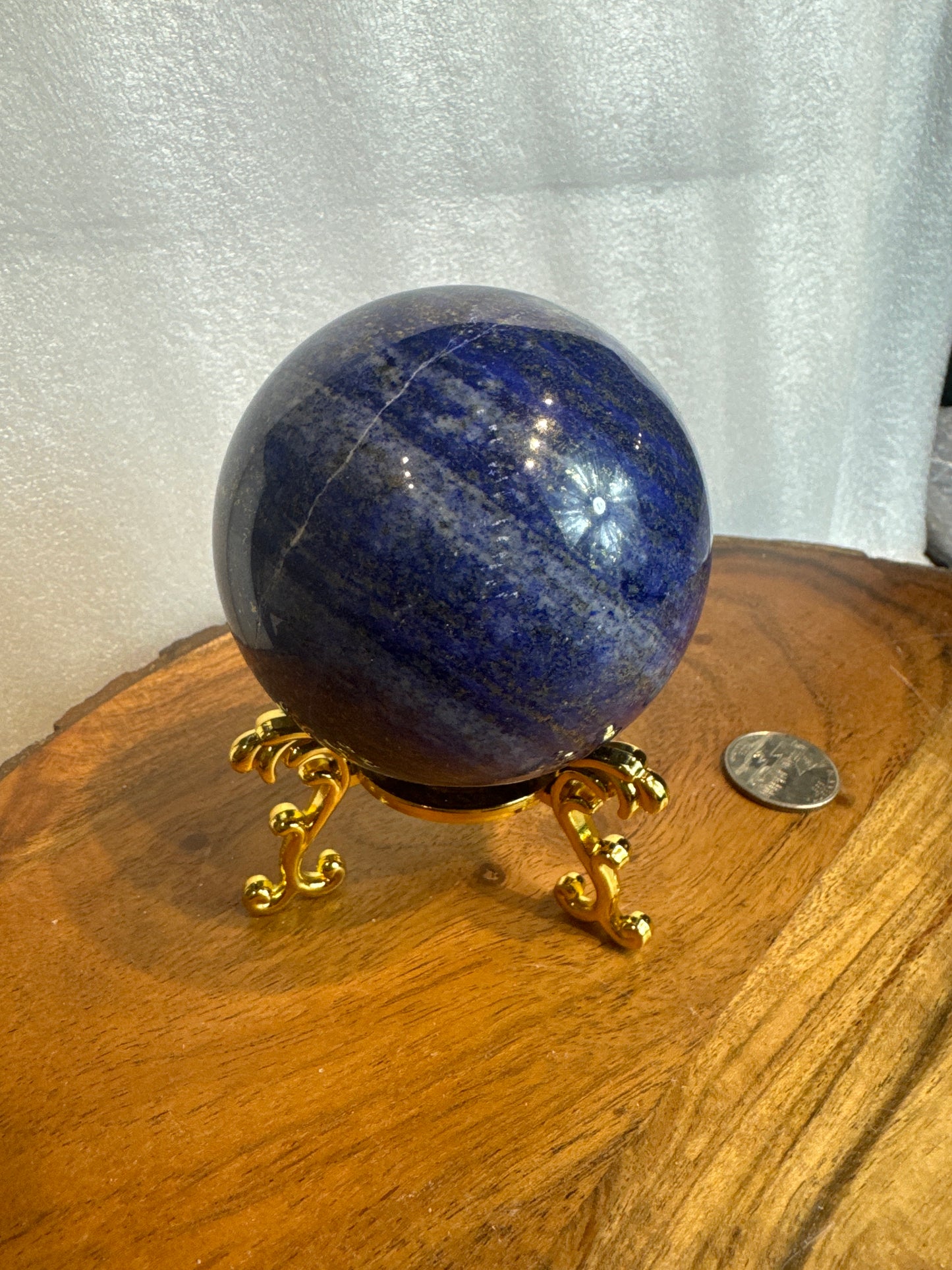 LAPIS LAZULI SPHERE-Wisdom, Truth, Spiritual Connection