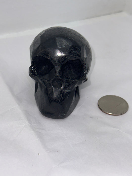 OBSIDIAN SKULL- growth, protection, transformation