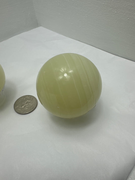 YELLOW AVENTURINE SPHERE-Confidence, Optimism, Personal Growth