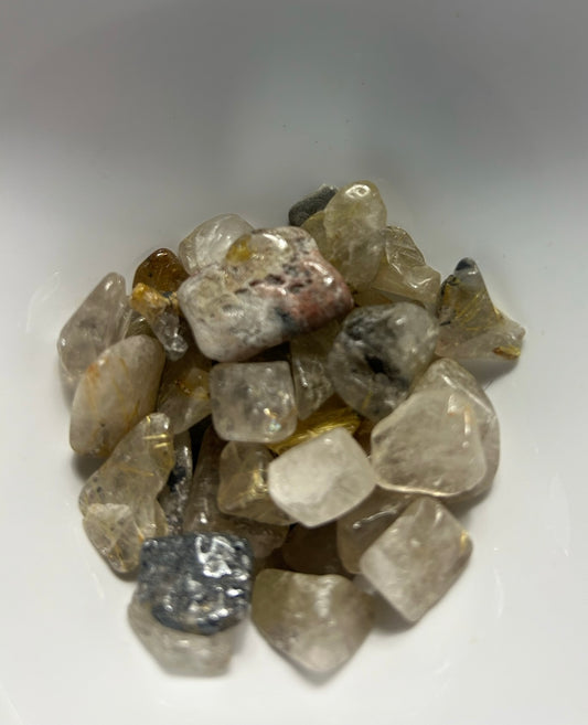 BLUE RUTILE CHIPS—Clarity, Intuition, Spiritual Insight