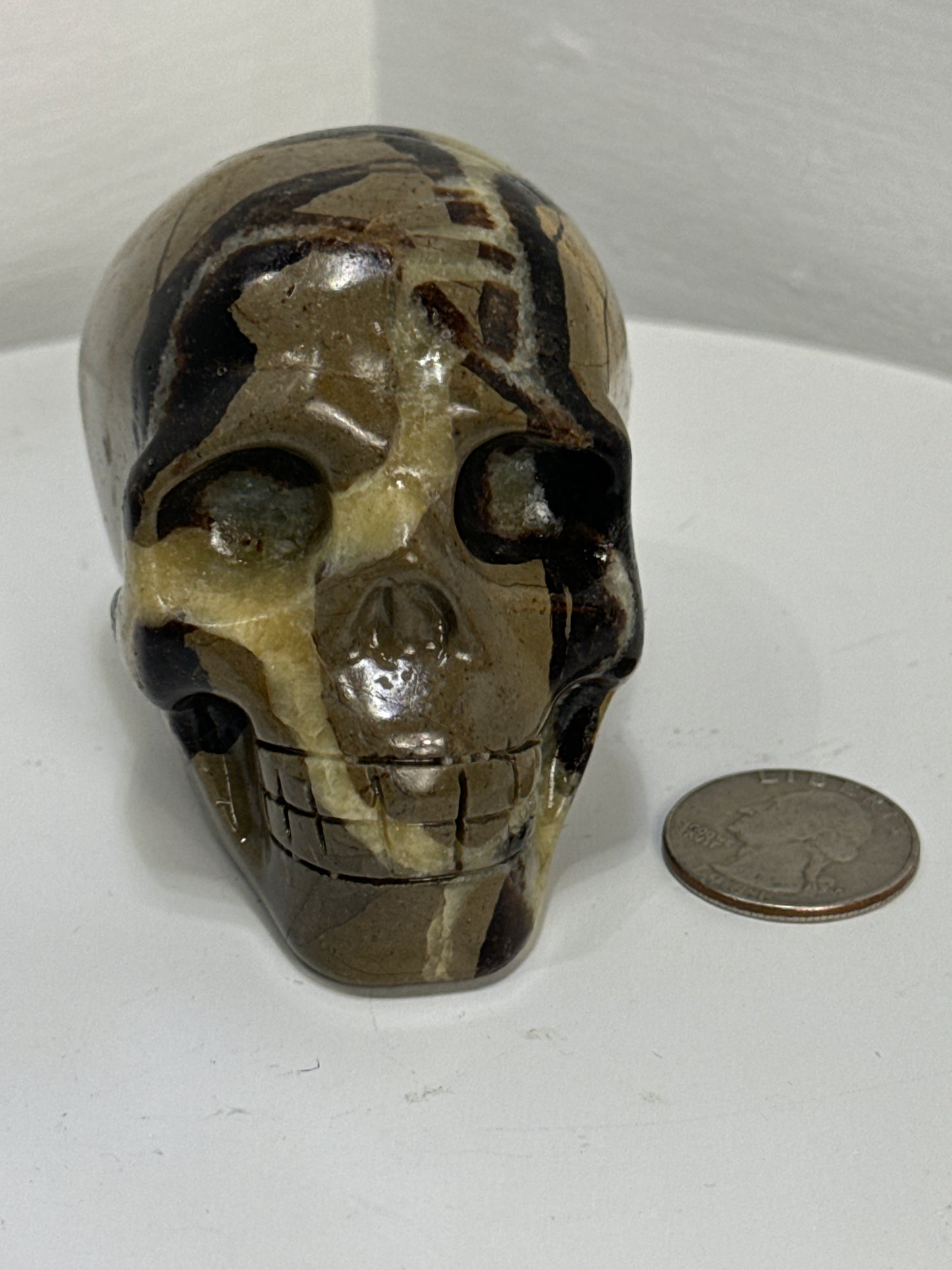 VOLCANO AGATE SKULL-strength, transformation, grounding