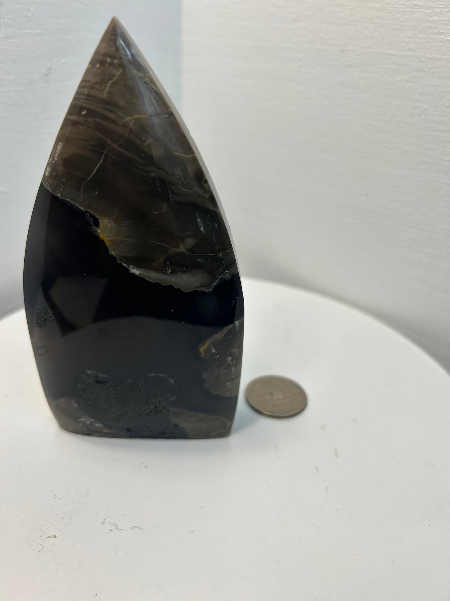 VOLCANO AGATE TEAR DROP-Strength, Protection, Emotional Balance