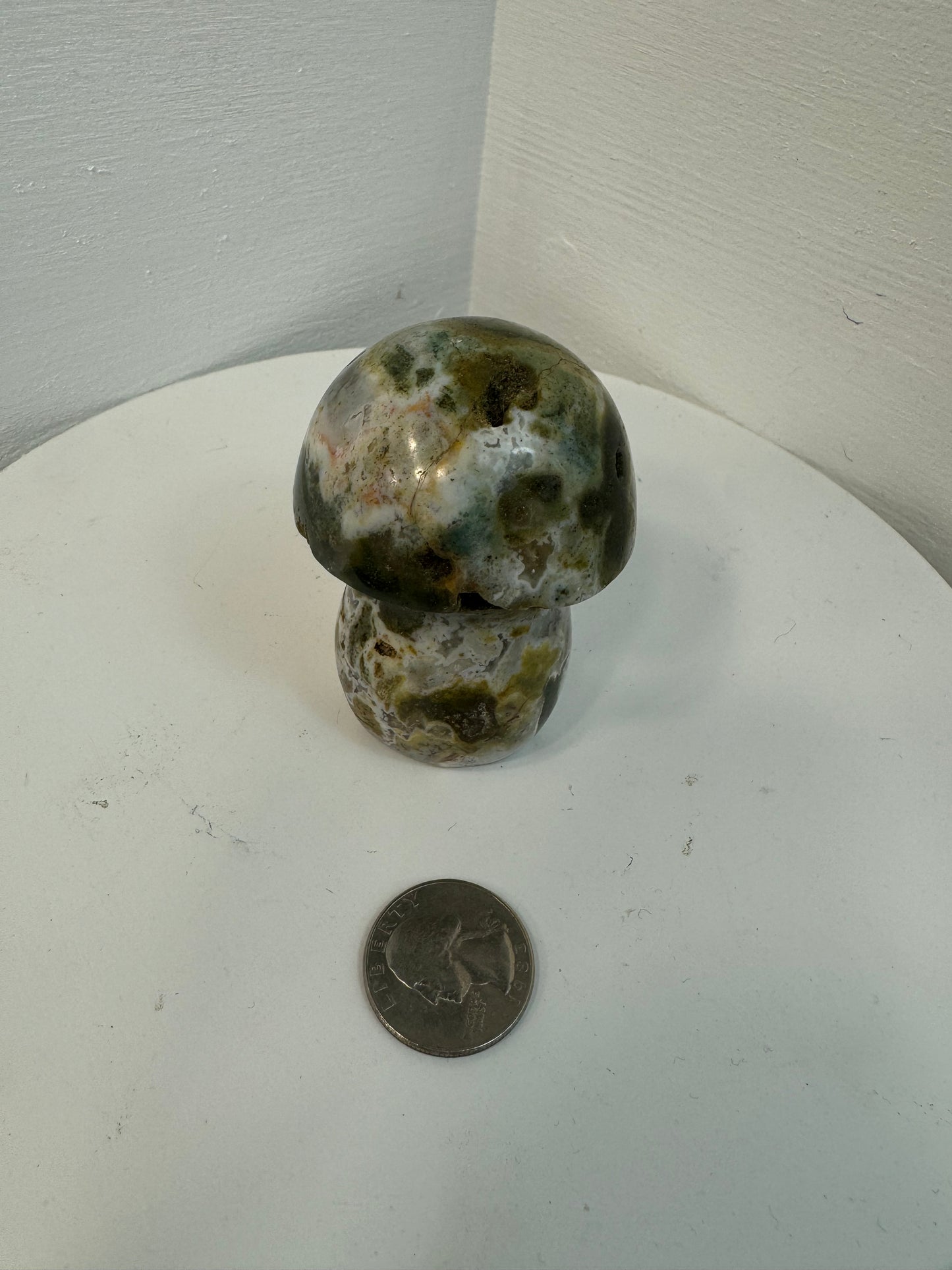 OCEAN JASPER MUSHROOM-inner peace, emotional healing, spiritual renewal