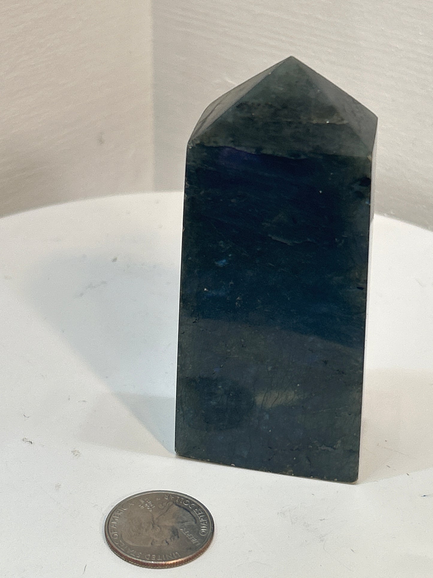 LABRADORITE TOWER-intuition, protection, and spiritual awakening