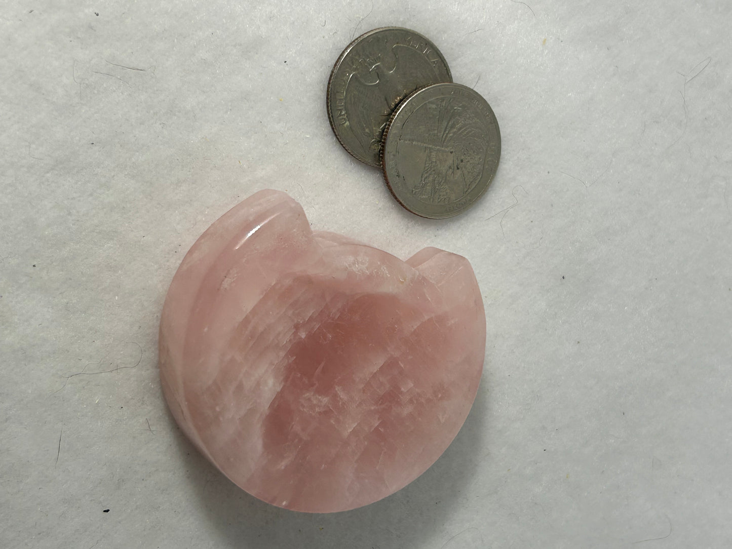 ROSE QUARTZ BOWL-love compassion, harmony