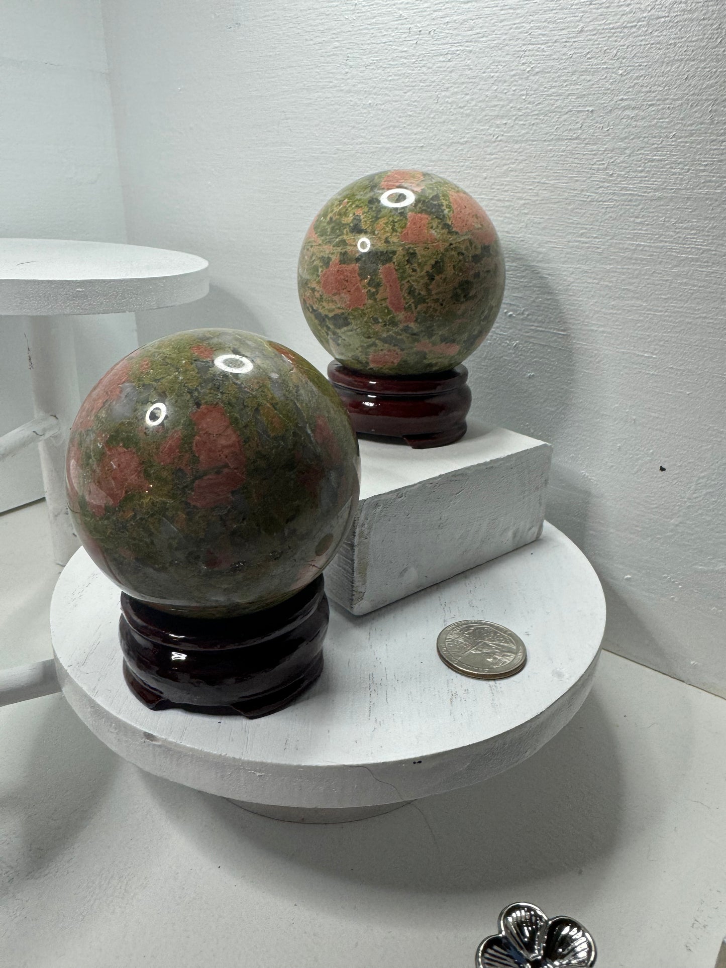 UNAKITE SPHERE- balance, release, calm