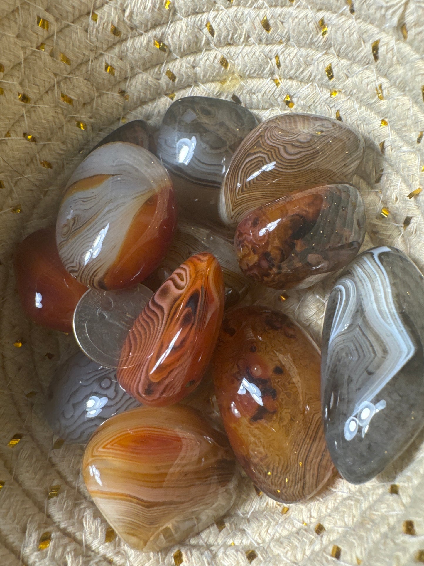 BOTSWANA AGATE TUMBLES— Balance, Comfort, Creativity