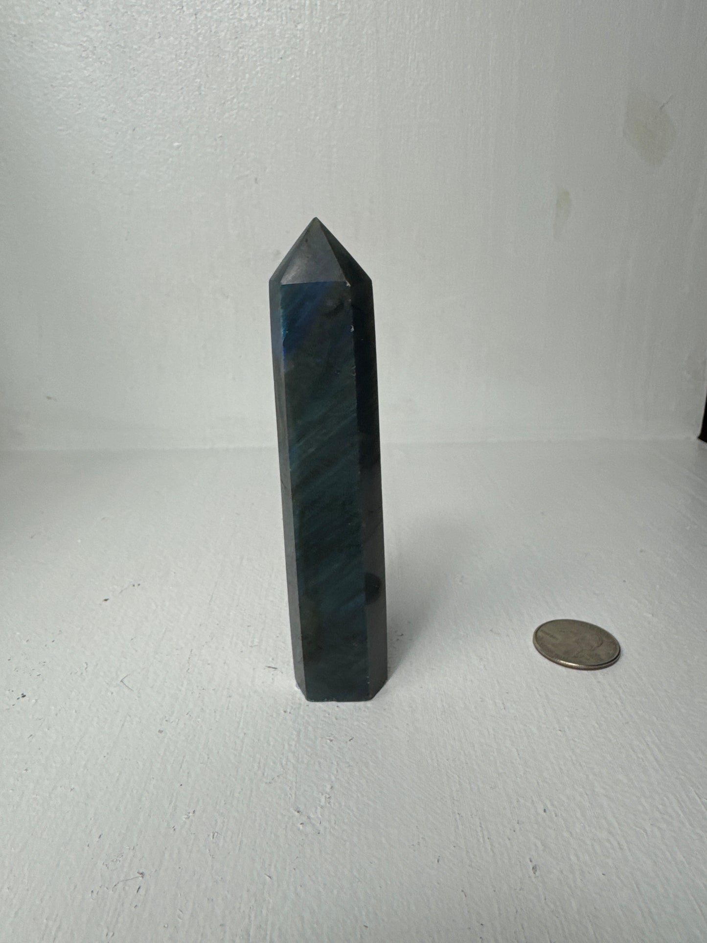 LABRADORITE TOWER-intuition, protection, and spiritual awakening