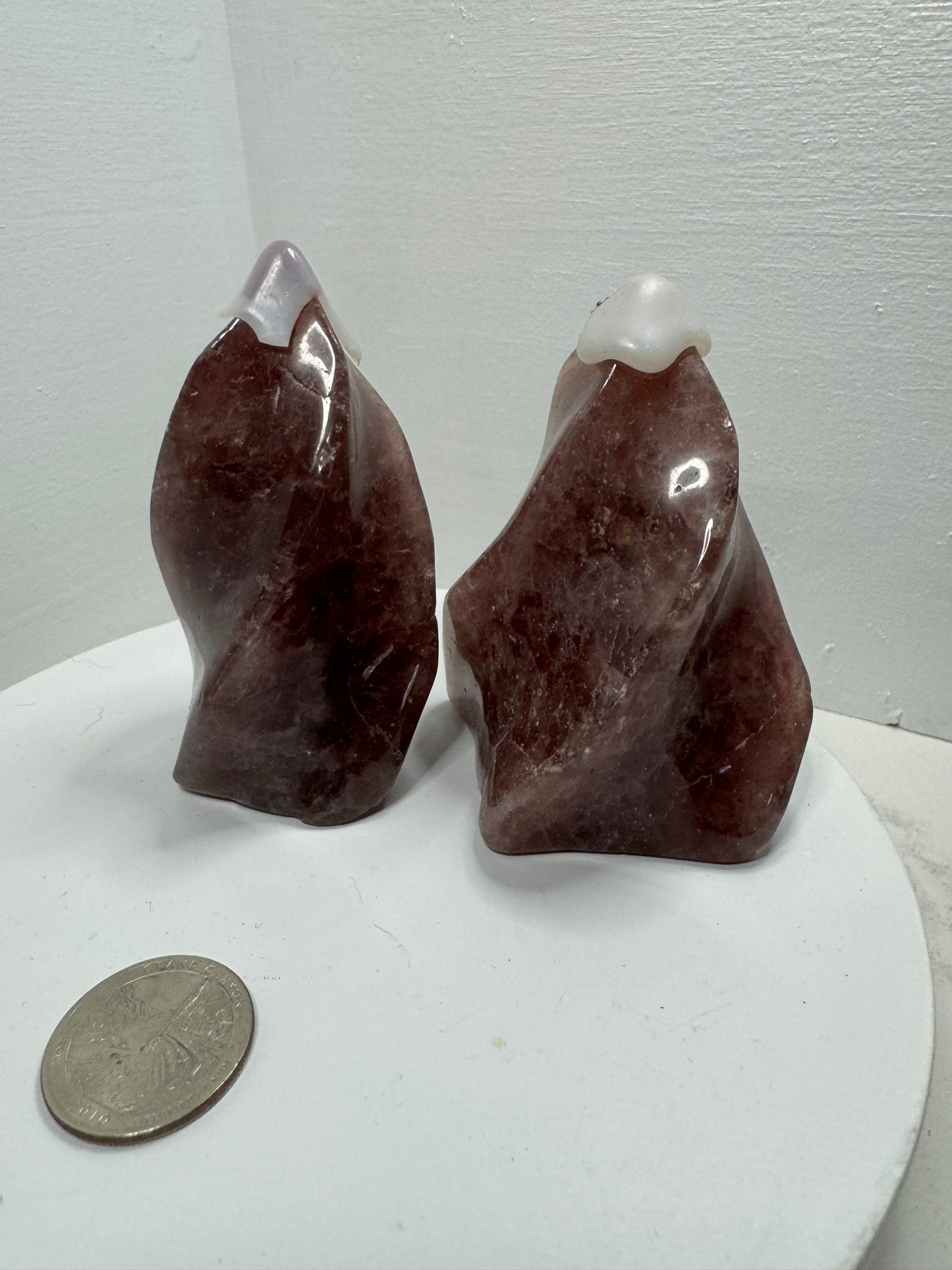 STRAWBERRY QUARTZ FLAME-passion, compassion, emotional healing