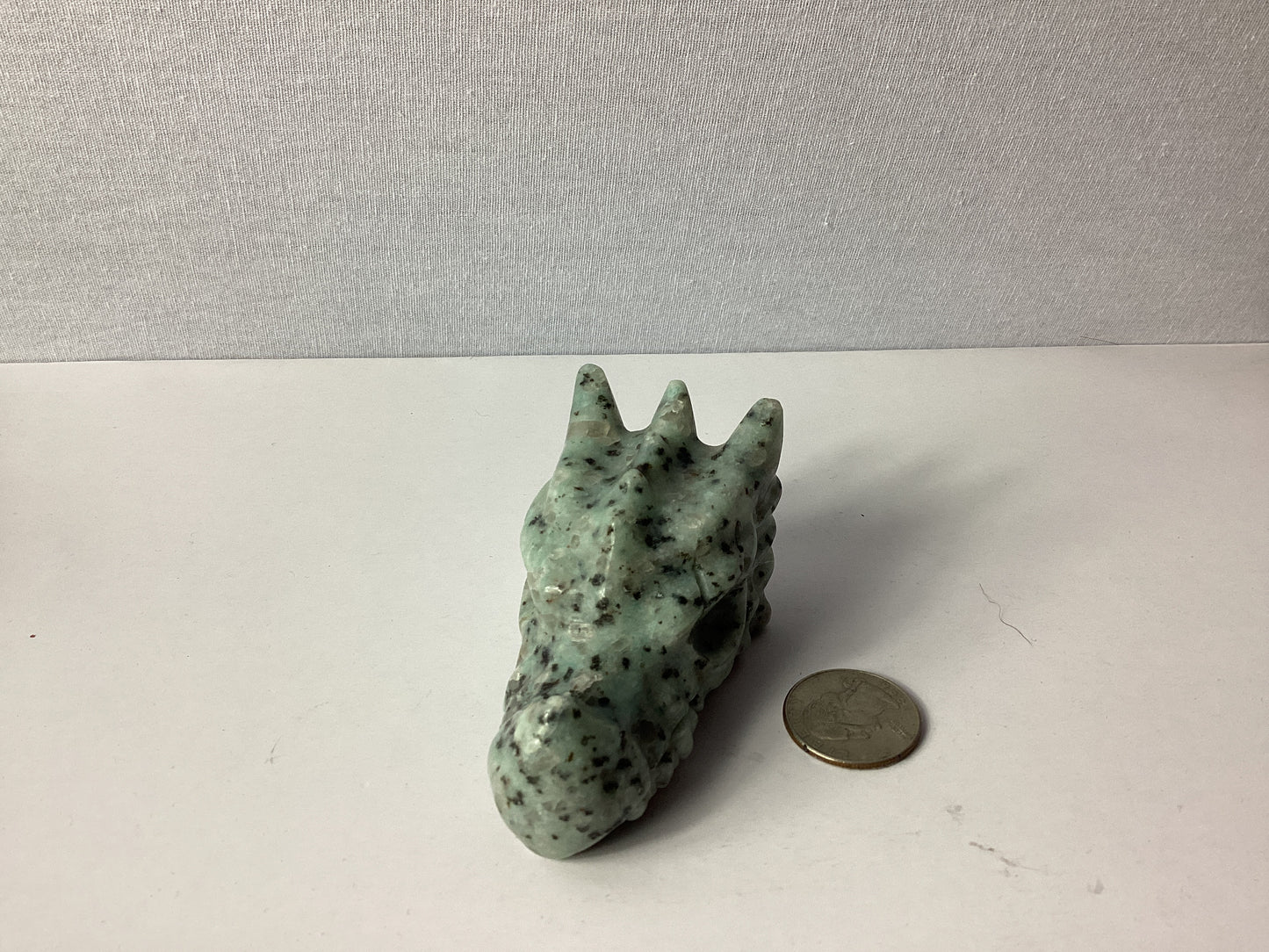 KIWI JASPER DRAGON HEAD-Tranquility, Strength, and Balance