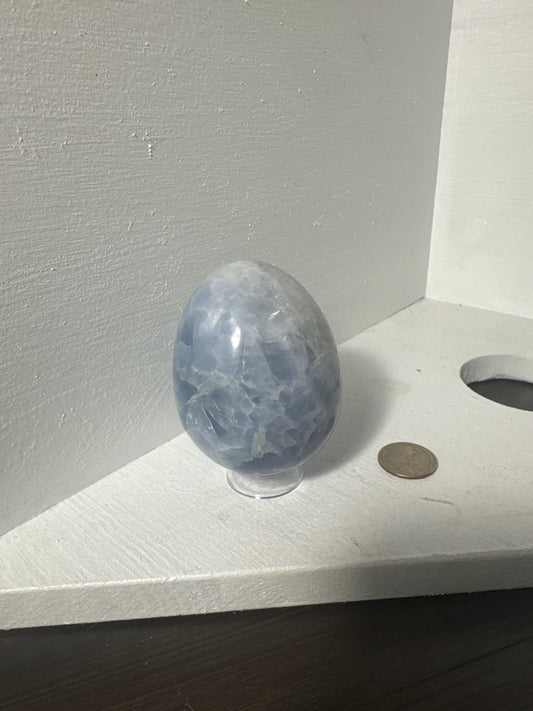 CELESTINE EGG- Serenity, Clarity, and Spiritual Connection