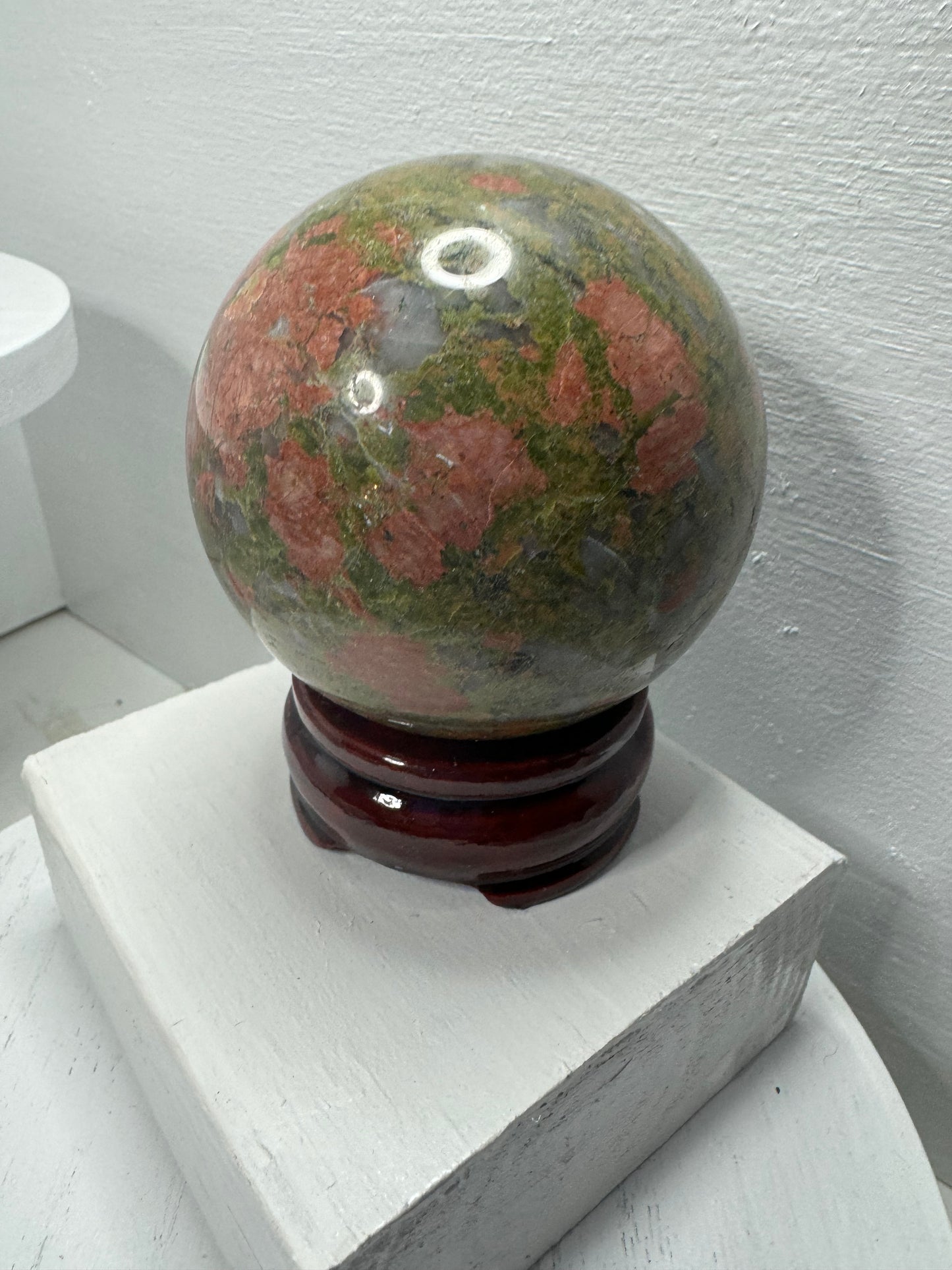 UNAKITE SPHERE- balance, release, calm