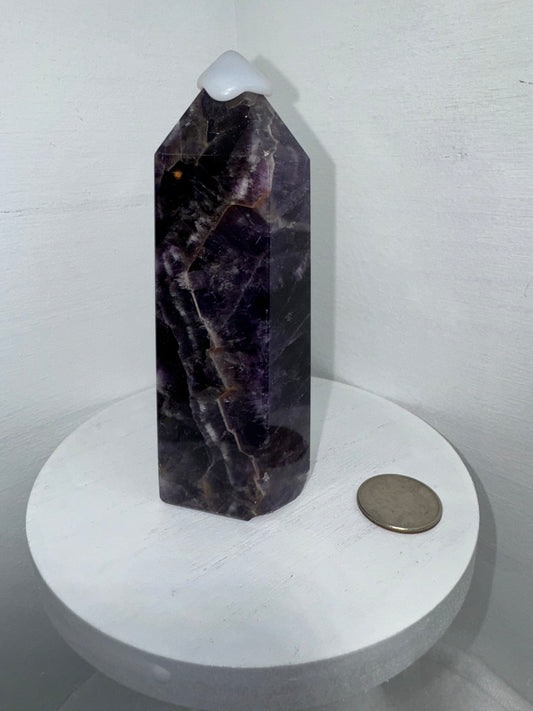 AMETHYST TOWER-peace, spiritual growth, intuition