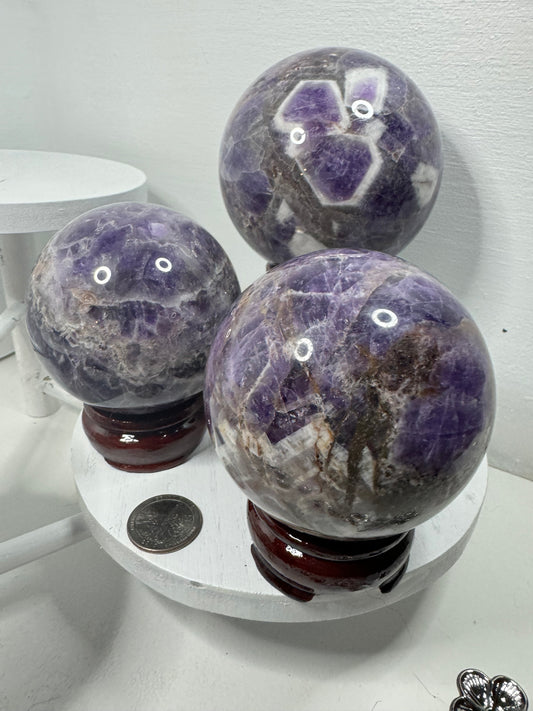 AMETHYST SPHERE -peace, spiritual growth, intuition