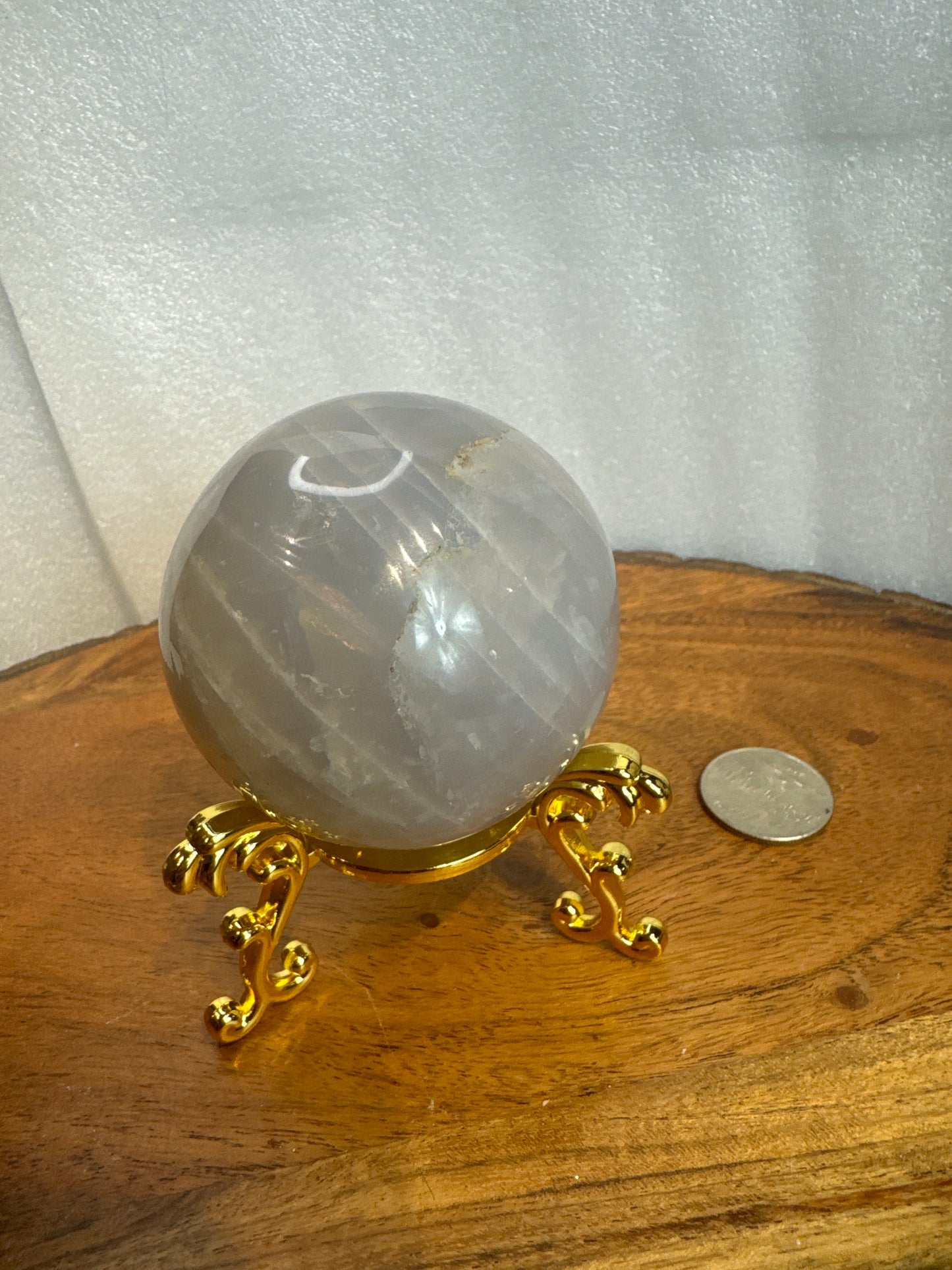 BANDED AGATE SPHERE-stability, protection, and balance