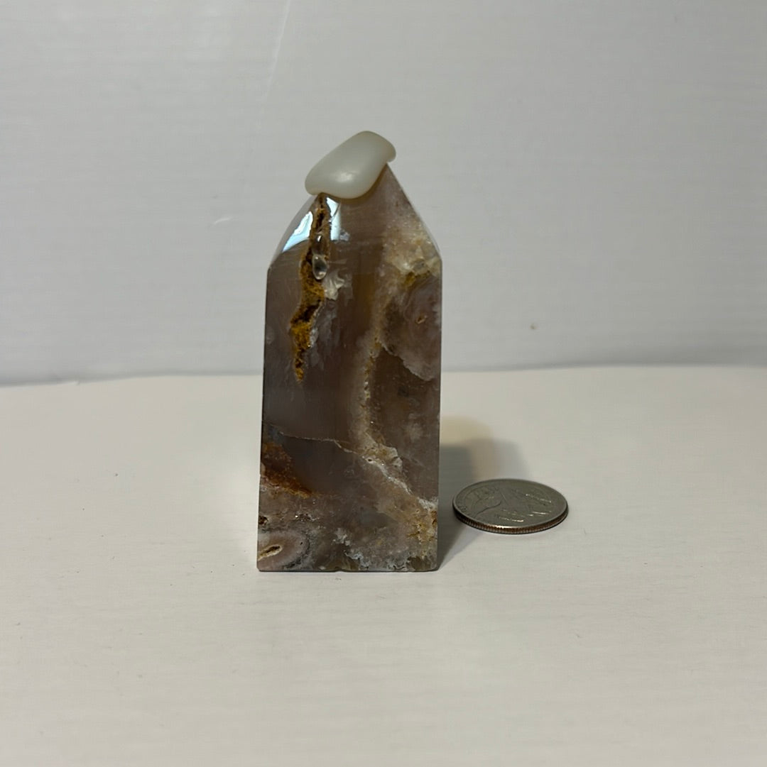 FLOWER AGATE TOWER-growth, manifestation, and personal transformation