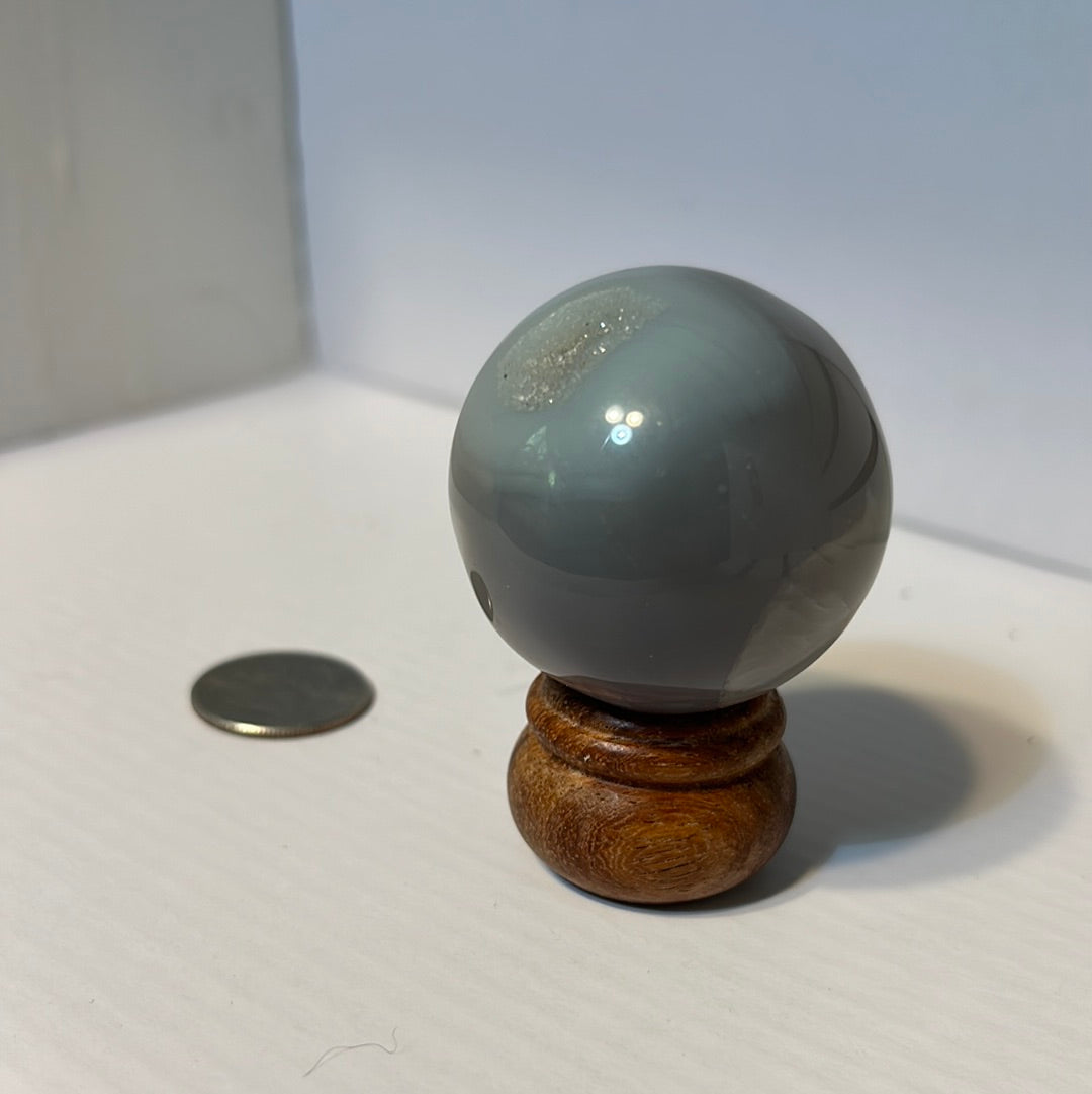 BANDED AGATE SPHERE-stability, protection, and balance