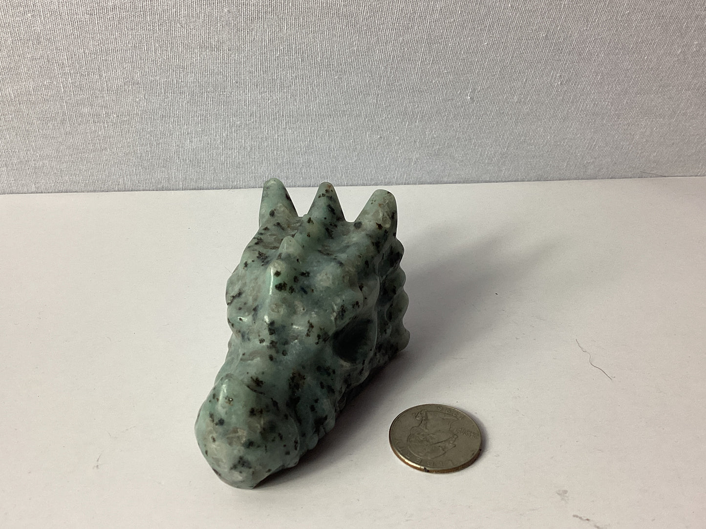 KIWI JASPER DRAGON HEAD-Tranquility, Strength, and Balance