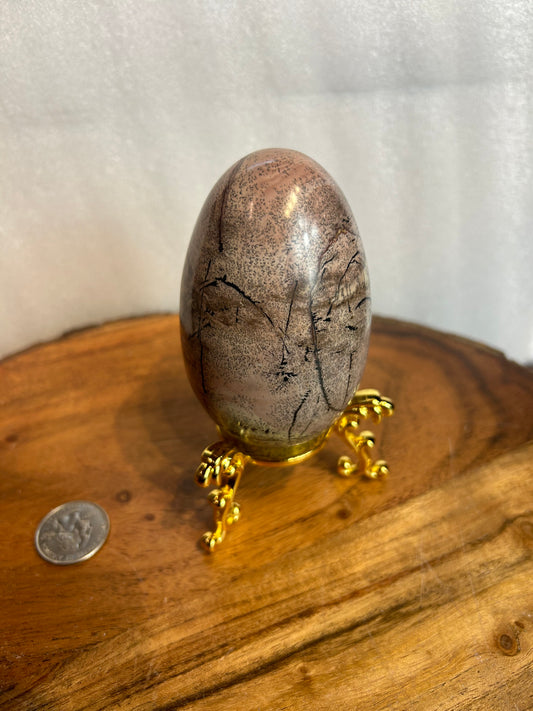 OCEAN JASPER EGG-Tranquility, Balance, Positivity