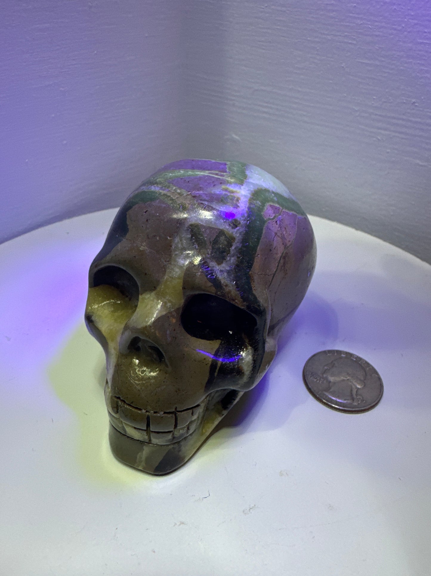 VOLCANO AGATE SKULL-strength, transformation, grounding