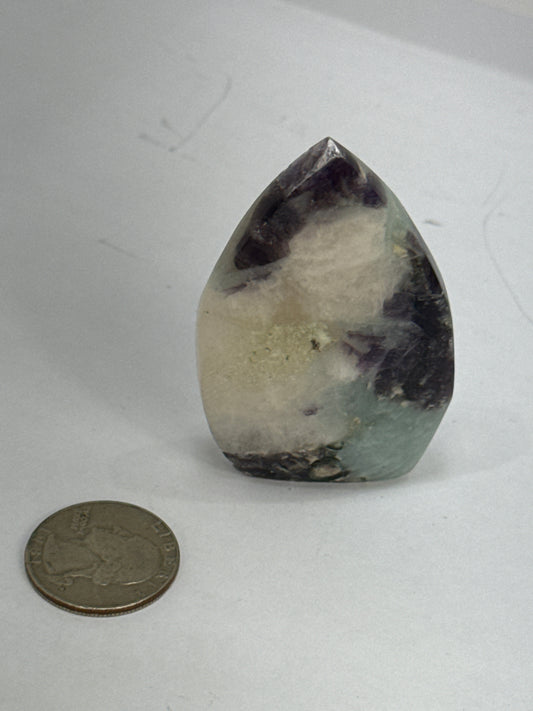 RAINBOW MOONSTONE OVAL POINT-intuition, calming, clarity