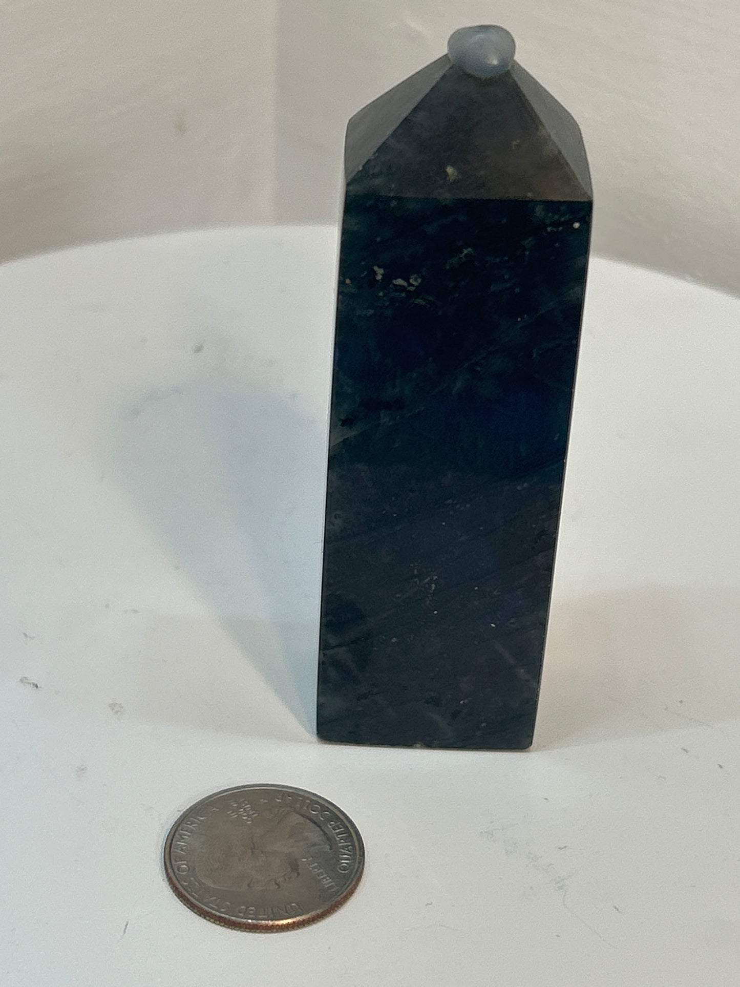 LABRADORITE TOWER-intuition, protection, and spiritual awakening