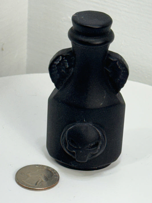 OBSIDIAN POTION BOTTLE-Protection, Grounding, and Shadow Work