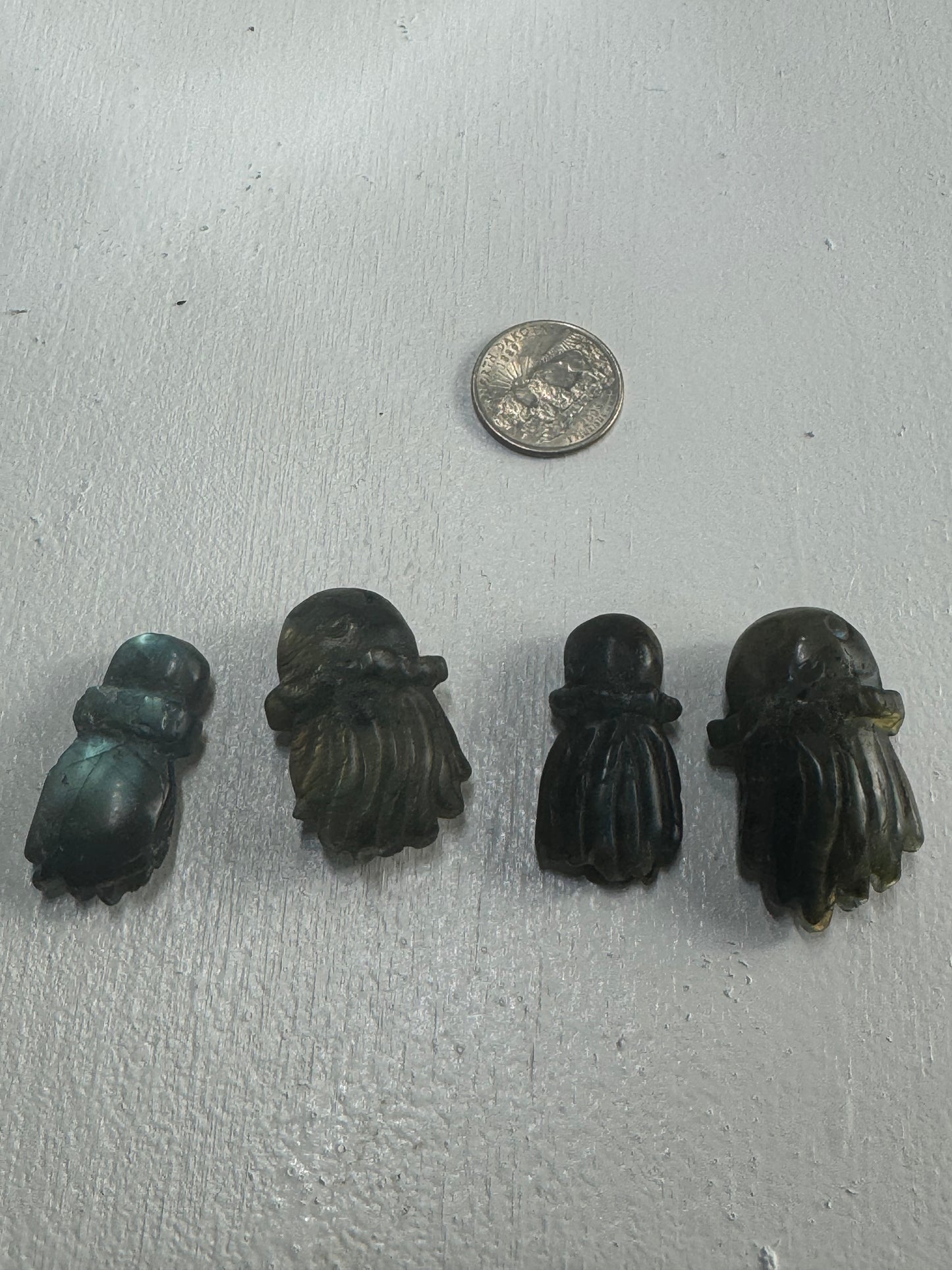 LABRADORITE MINI CARVINGS (DIFFERENT SHAPES)