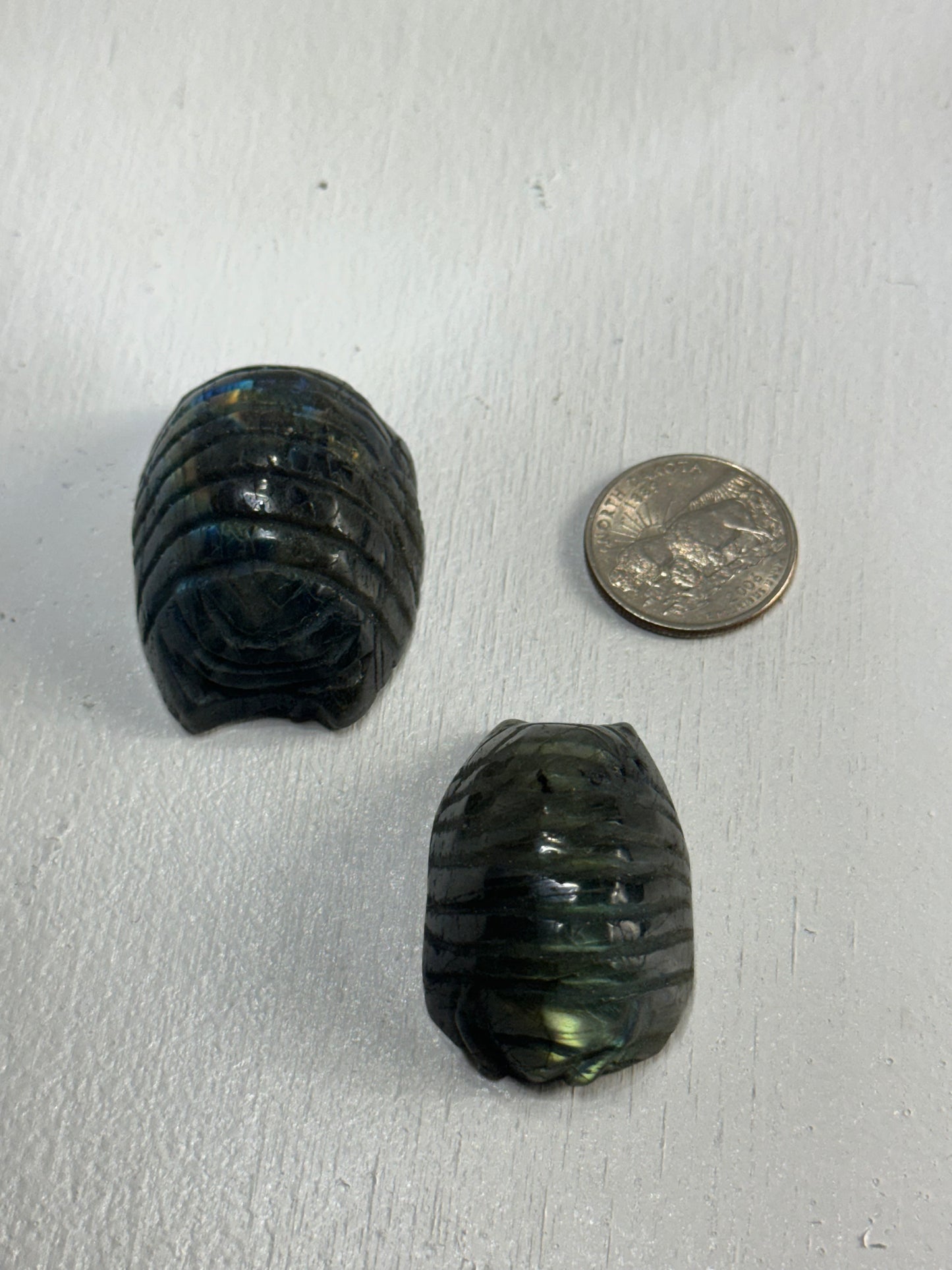 LABRADORITE MINI CARVINGS (DIFFERENT SHAPES)