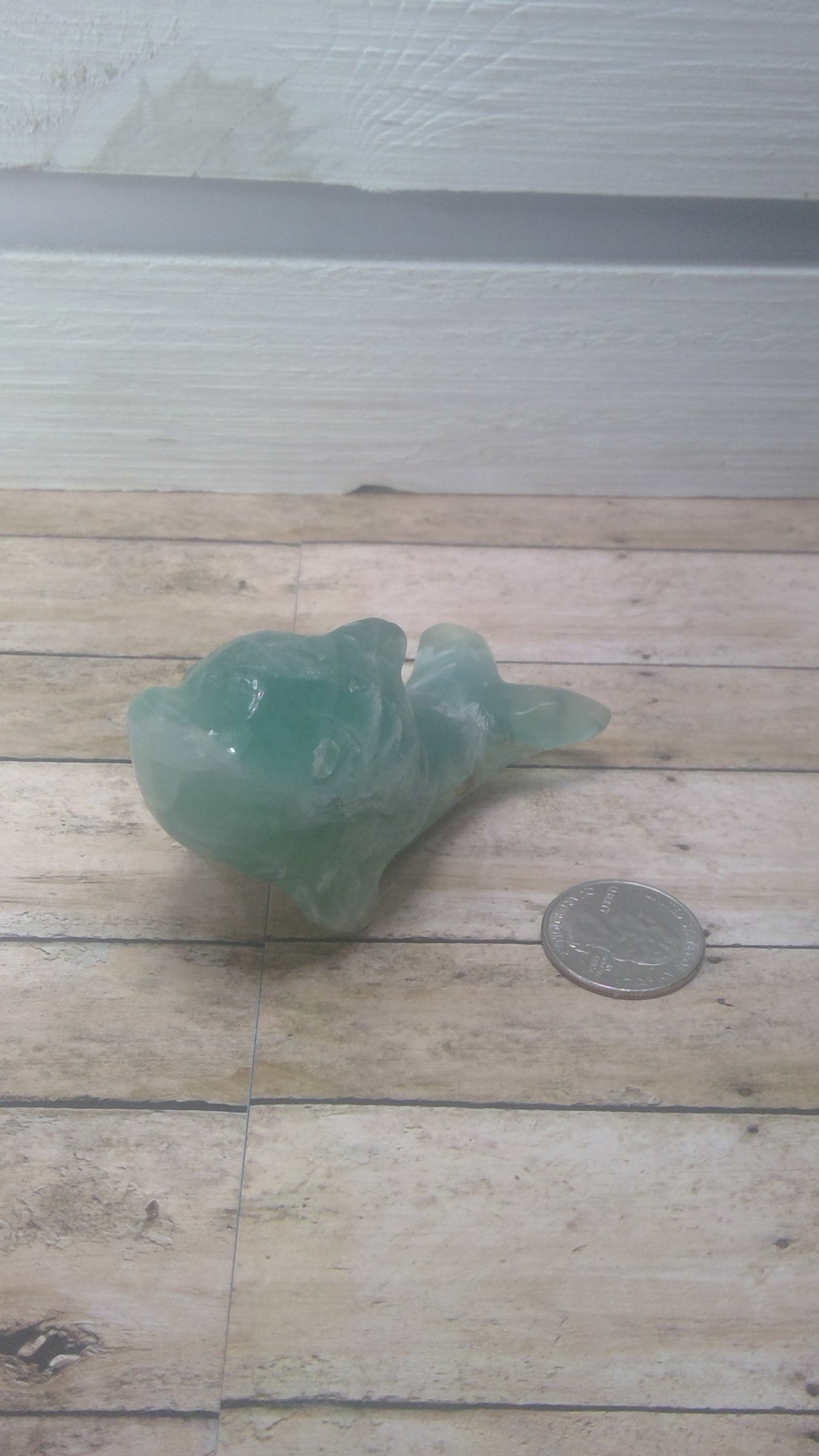 FLUORITE DOLPHIN -Joy, Healing, and Spiritual Connection