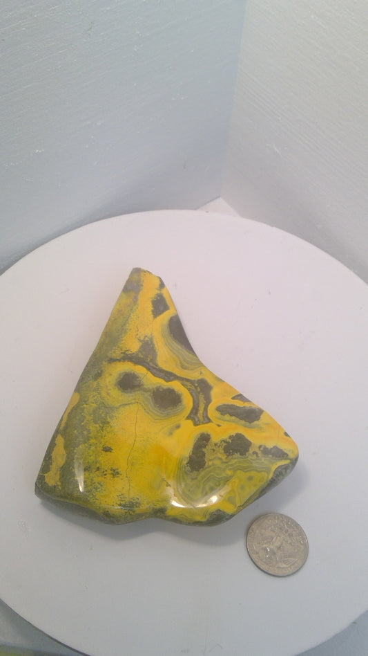 BUMBLE BEE JASPER RAW SLAB-Vitality, Creativity, Transformation