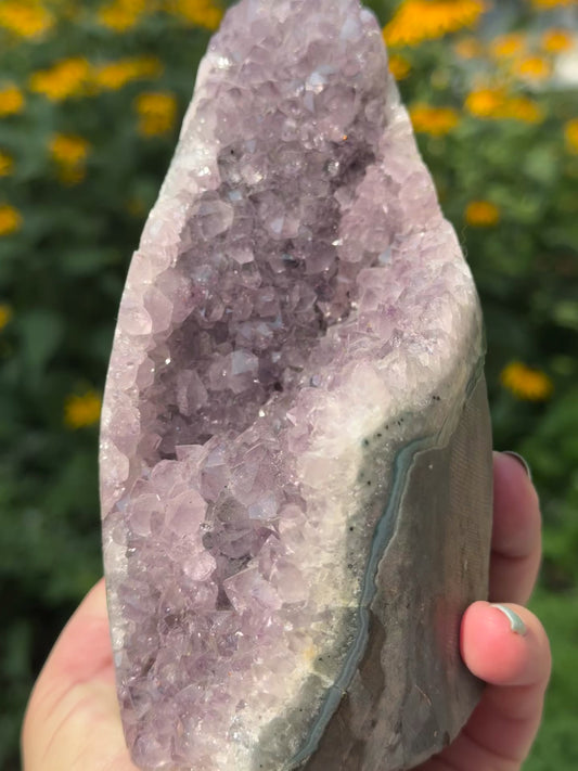 AMETHYST Freeform-peace, spiritual growth, intuition